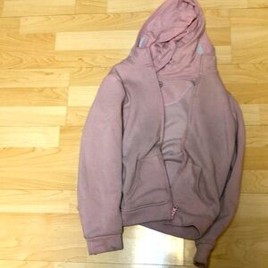 Pink wonder nation zip up sweatshirt